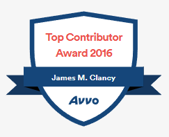 Avvo Top Contributor Award 2016 badge